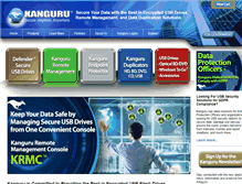 Tablet Screenshot of kanguru.com